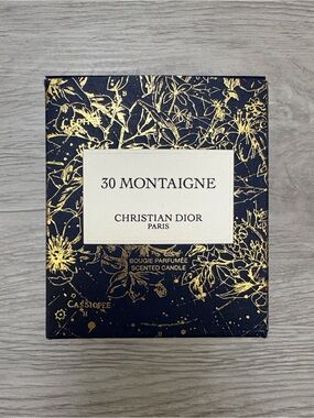 Christian Dior 30 Montaigne Scented Candle - Navy & Gold - 3oz